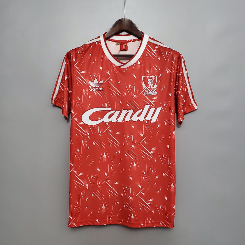 Camisa Liverpool Titular 89/91 - Versão Retro