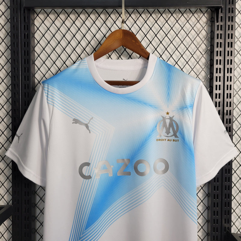 Camisa Olympique Marseille 23/24 - Puma Torcedor Masculina