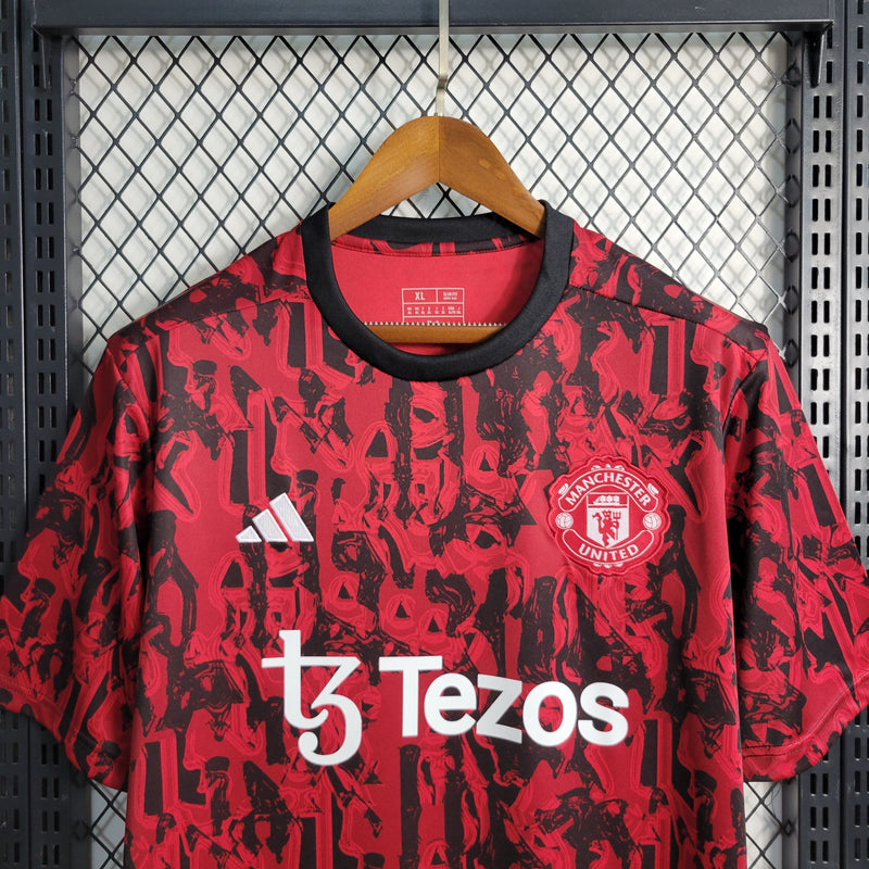 Camisa Manchester United Treino 23/24 - adidas Torcedor Masculina