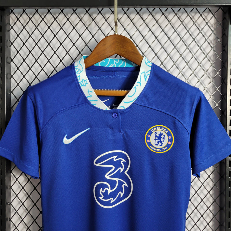 Camisa Chelsea Titular 22/23 - Versão Feminina