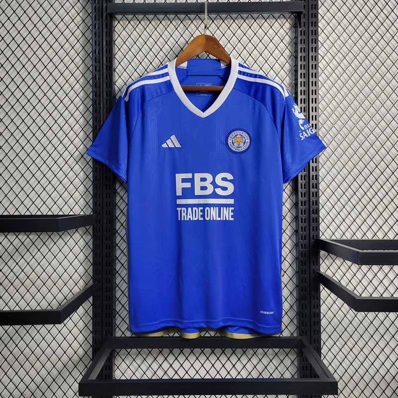 Camisa Leicester Home 23/24 Adidas Torcedor Masculina