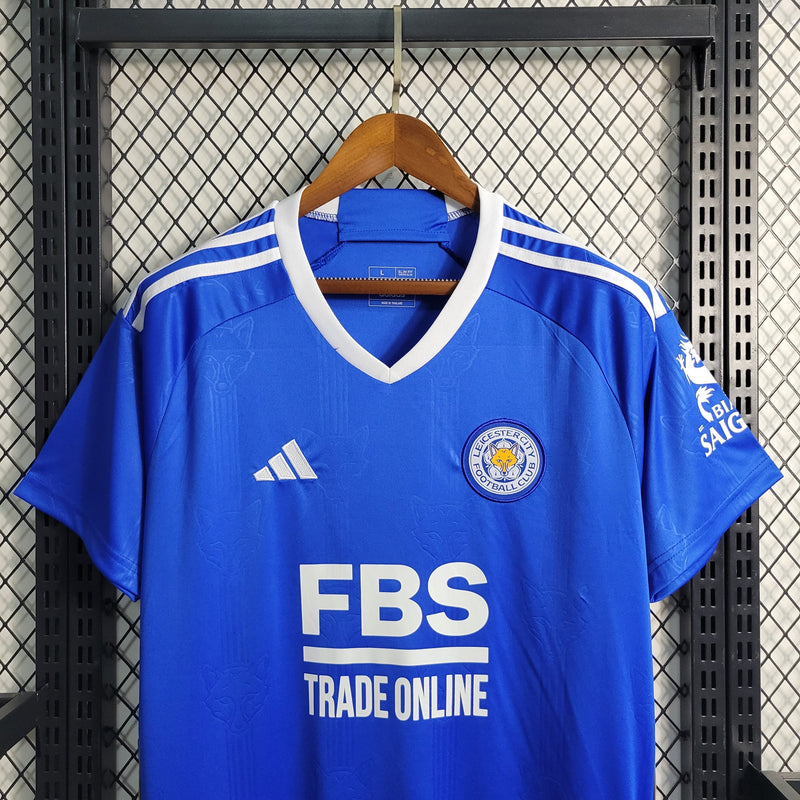 Camisa Leicester Home 23/24 Adidas Torcedor Masculina